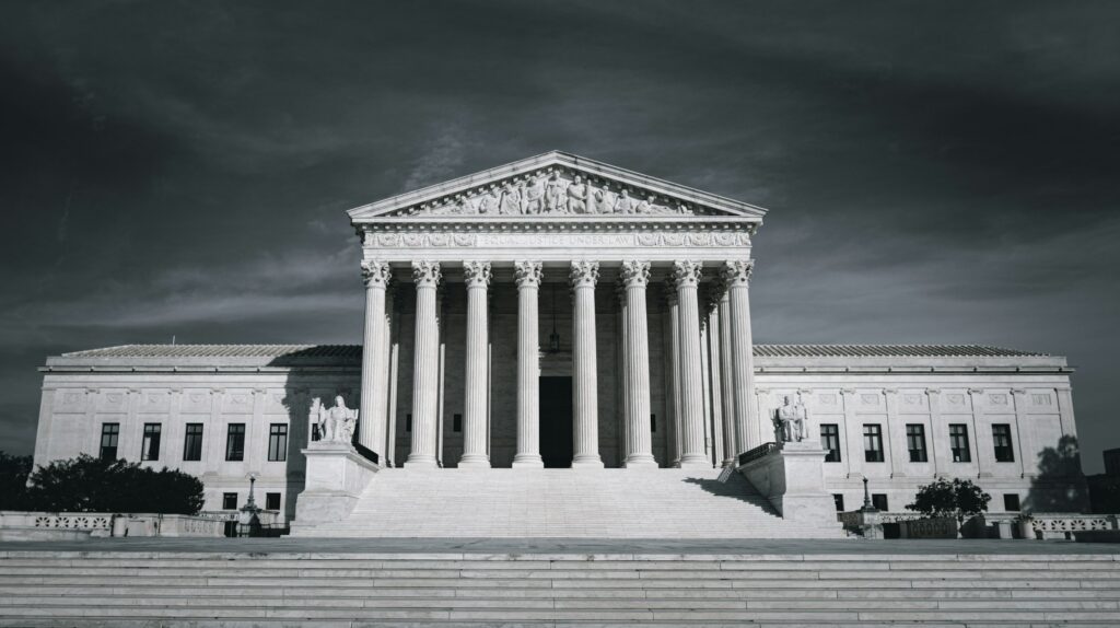 The Supreme Court building, where the justices intervened during the 13th week of Trump’s second term to stop more planned expulsions of undocumented Venezuelans in the U.S. to El Salvador.
