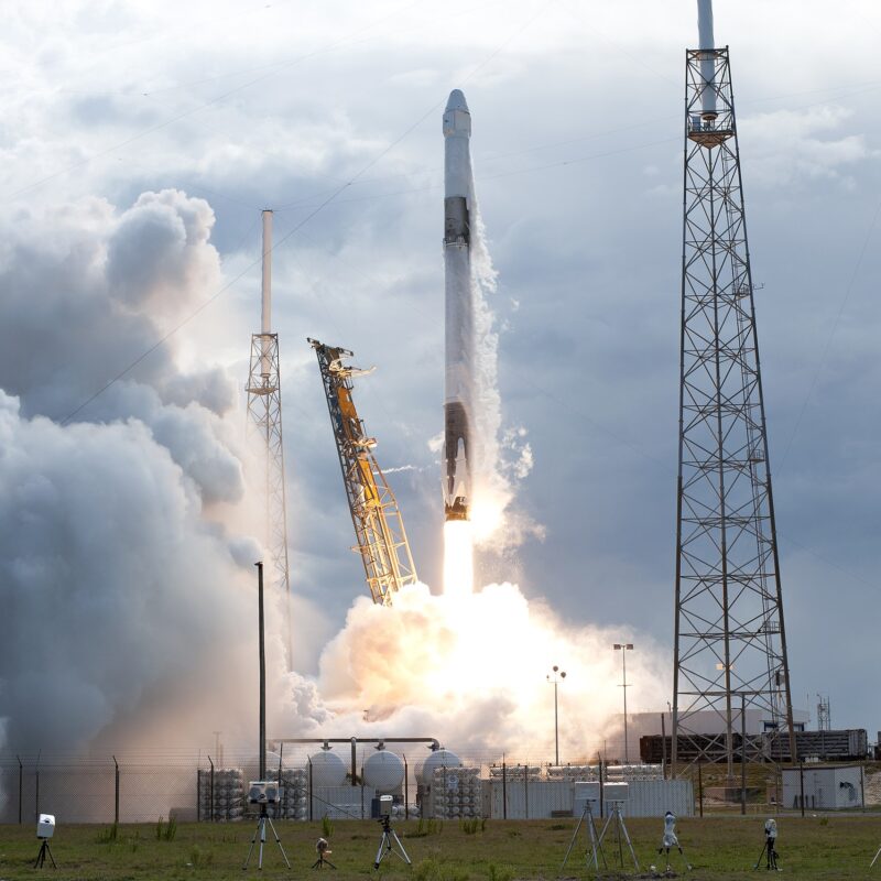A SpaceX rocket lifts off at Cape Canaveral, Fla. Workers at the State Department have told foreign governments that helping Starlink — a SpaceX-run satellite internet service — to enter their markets might help them head off tariffs from the Trump administration.