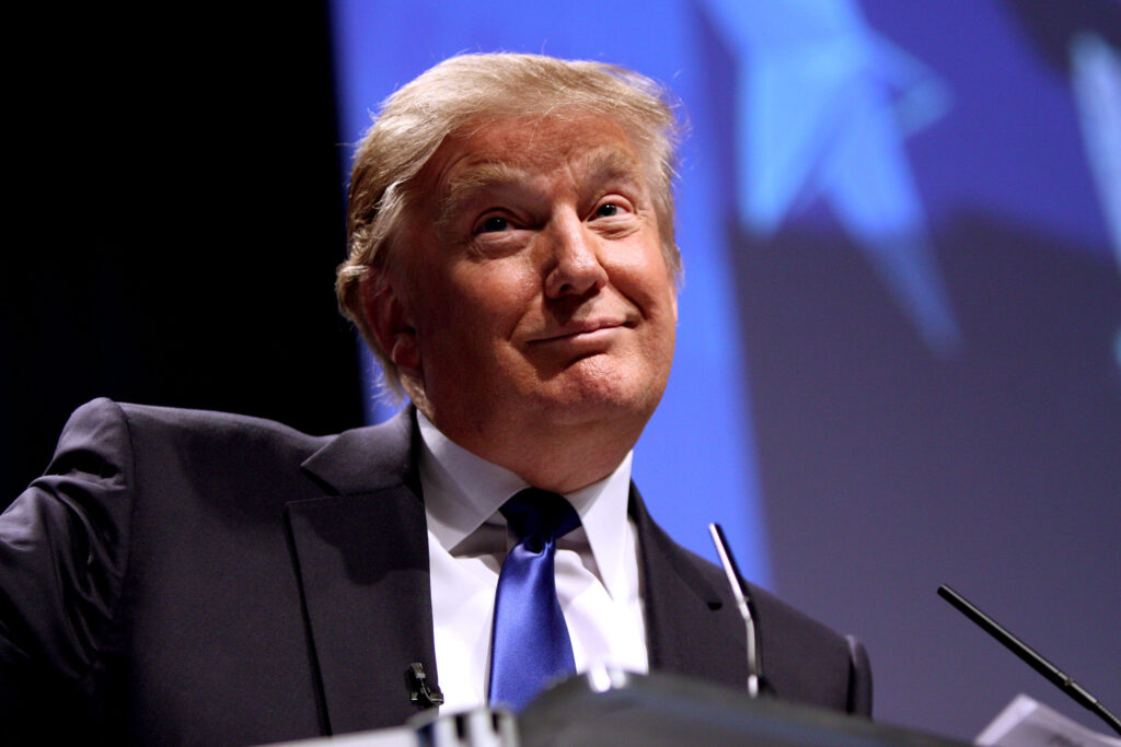 Donald Trump, speaking at the CPAC conference in 2011. Trump recently answered q question about whether he has to follow the Constitution by saying "I don't know."